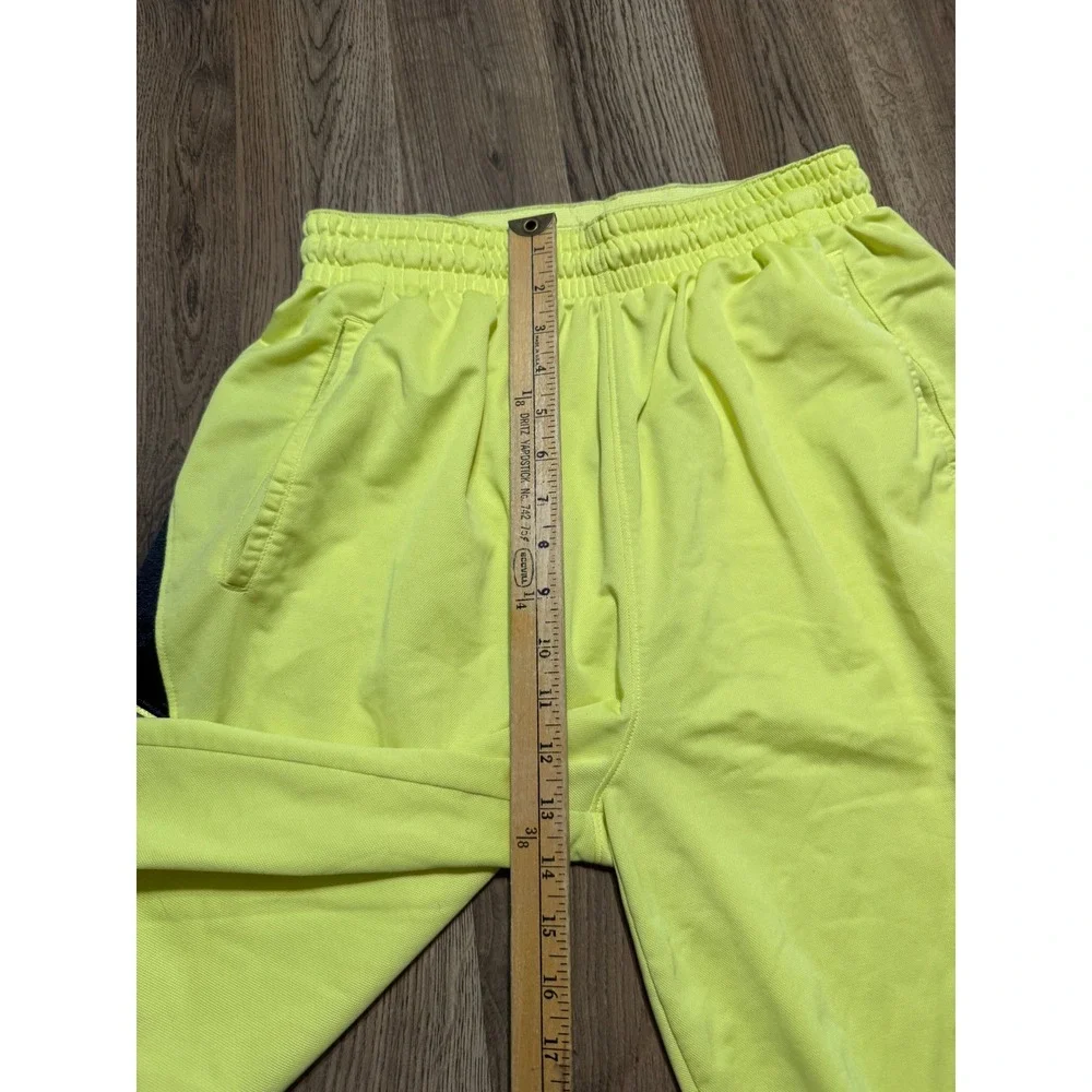 Nike Elite Basketball Shorts Mens Large Neon Yellow Volt Athletic Used